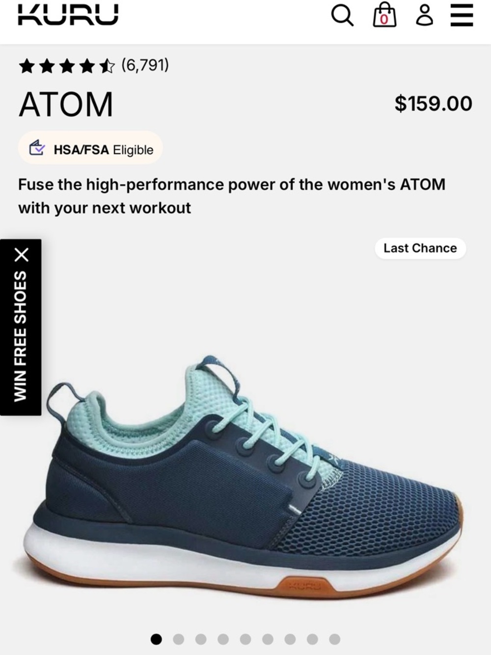 KURU Teal and Mint Athletic Sneakers - Picture 15 of 15